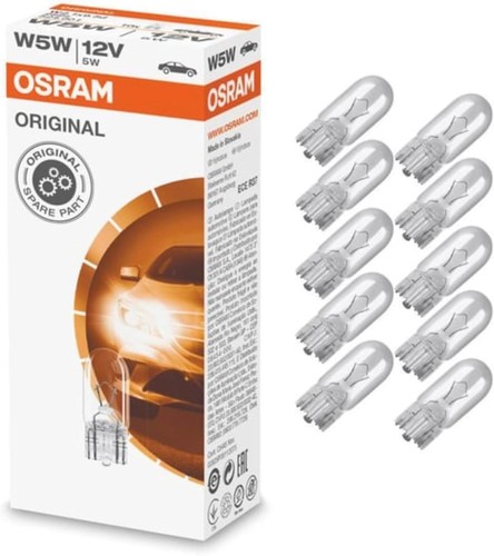 Osram 501 w5w 12v bulbs - w5w, x10