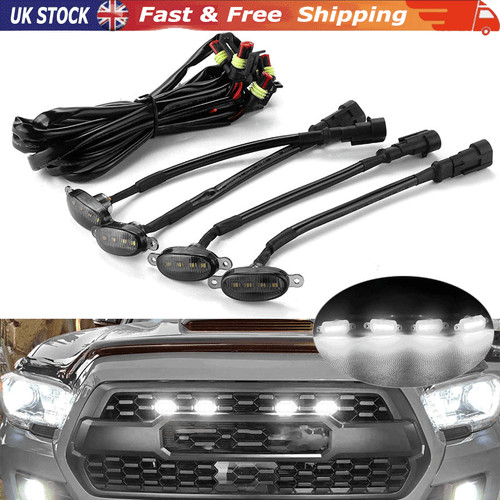 Set white front grille - set,