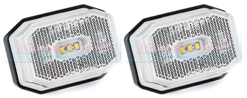 White led front marker - 2x,